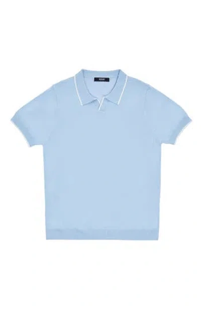 X-ray Xray Kids' Johnny Collar Polo Sweater In Blue