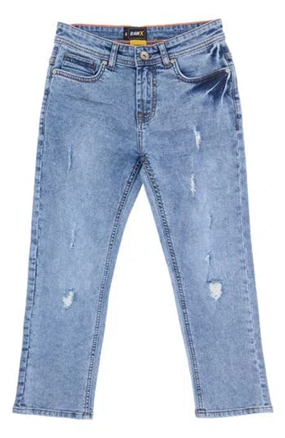 X-ray Xray Kids' Raw X Rip & Repair Jeans In Blue