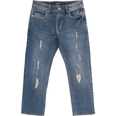 X-ray Xray Kids' Rip & Repair Denim Jeans In Blue