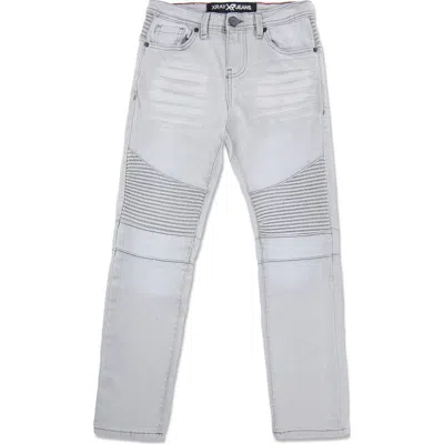 X-ray Xray Kids' Stretch Skinny Moto Jeans In Multi