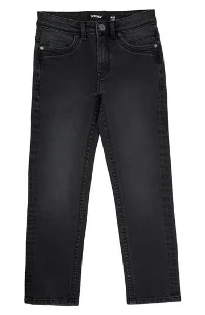 X-ray Xray Kids' Stretch Straight Leg Jeans In Black