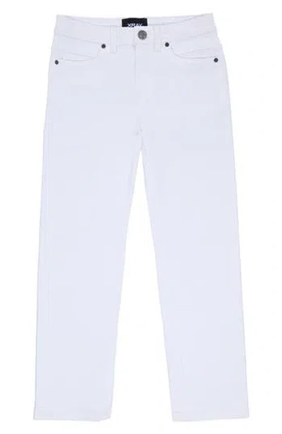 X-ray Xray Kids' Stretch Straight Leg Jeans In White