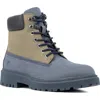 X-ray Mens Faux Leather Lace-up Ankle Boots In Navy