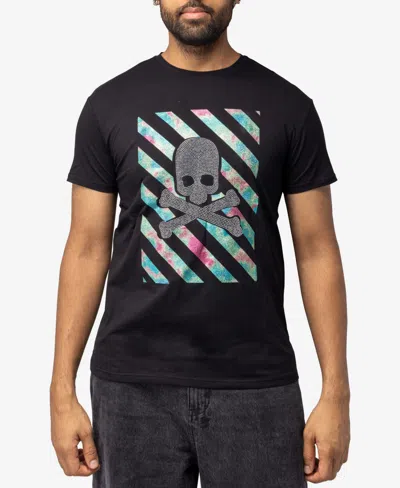 X-ray Men's Animal Rhinestone T-shirt In Black 10