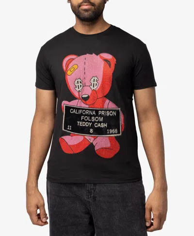 X-ray Men's Animal Rhinestone T-shirt In Black 8