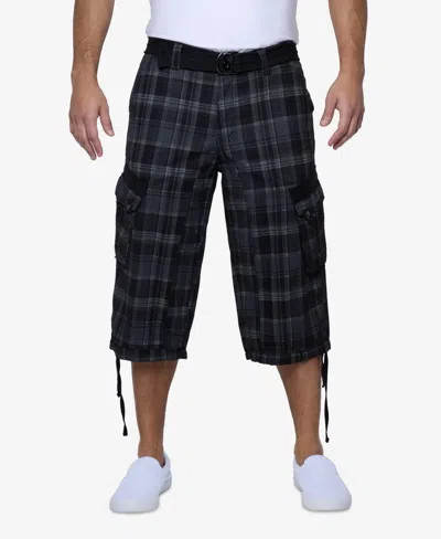 X-ray Men's Belted 18" Inseam Below Knee Long Cargo Shorts