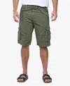 X-ray Men's Belted Knee Length Cargo Shorts
