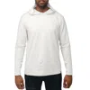 X-ray Men's Classic Long Sleeve Hooded T-shirt In White
