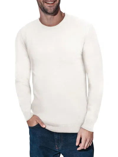 X-ray Men's Crewneck Sweater In Off White
