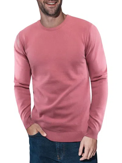 X-ray Men's Crewneck Sweater In Pink