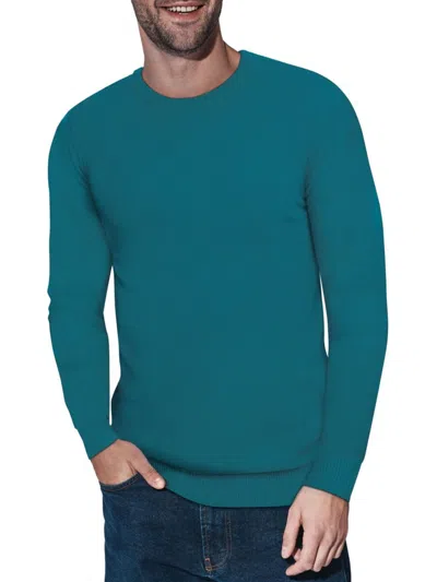 X-ray Men's Crewneck Sweater In Teal