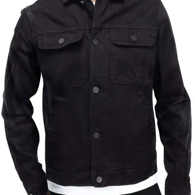 X-ray Xray Kids' Denim Jacket In Jet Black