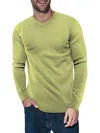 X-ray Men's Basic V-neck Pullover Midweight Sweater In Green
