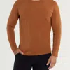 X-ray Men's Long Sleeve Crewneck Shirt In Brown