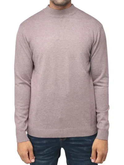 X-ray Men's Mockneck Sweater In Concrete