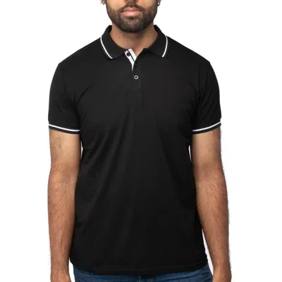 X-ray Men's Polo T-shirt | Golf Shirts For Men | Polo Shirts For Men Short Sleeve In Black