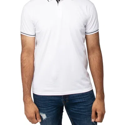 X-ray Men's Polo T-shirt | Golf Shirts For Men | Polo Shirts For Men Short Sleeve In White