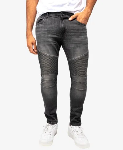 X-ray Men's Rawx Moto Jeans In Grey