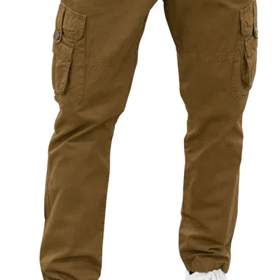 X-ray Men's Utility Cargo Pants In British Khaki