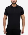 X-ray Xray Stretch Cotton Rib Polo In Black
