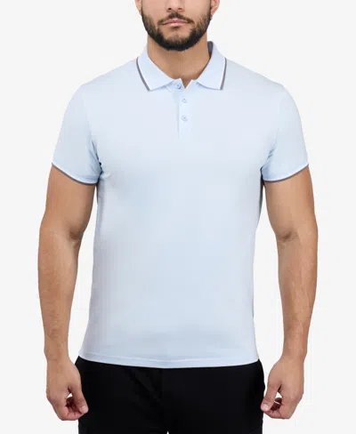 X-ray Men's Short Sleeve Texture Rib Polo Shirt