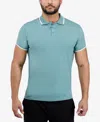 X-ray Men's Short Sleeve Texture Rib Polo Shirt