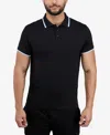 X-ray Men's Short Sleeve Texture Rib Polo Shirt