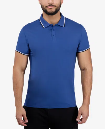 X-ray Men's Short Sleeve Texture Rib Polo Shirt