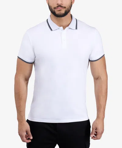 X-ray Men's Short Sleeve Texture Rib Polo Shirt