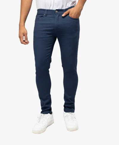 X-ray Men's Slim Fit Stretch Commuter Pants In Midnight Blue