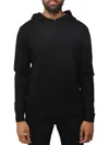 X-ray Men's Solid Hooded Sweater In Black