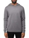 X-ray Men's Basic Hooded Midweight Sweater In Charcoal