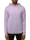X-ray Men's Solid Hooded Sweater In Lilac