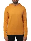 X-ray Men's Solid Hooded Sweater In Yellow