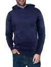X-ray Men's Solid Hooded Sweater In Navy