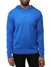 X-ray Men's Solid Hooded Sweater In Royal Blue