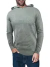 X-ray Men's Solid Hooded Sweater In Sage