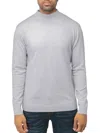 X-ray Men's Basic Casual Mockneck Sweater In Light Heather Grey