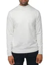 X-ray Men's Basic Casual Mockneck Sweater In Off White