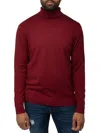 X-ray Men's Solid Turtleneck Sweater In Jester Red