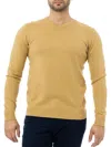 X-ray Men's Solid V Neck Sweater In Copper