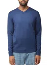 X-ray Men's Solid V Neck Sweater In Ink Blue