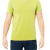 X-ray Split Neck T-shirt In Moss