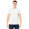 X-ray X Ray Men's Basic V-notch Neck Short Sleeve Split Neck T-shirtt In White