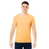 X-ray Men's Split Neck T-shirt In Yellow