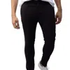 X-ray Men's Stretch Golf Pants Quick Dry Lightweight Casual Nylon Pants With Pockets In Black