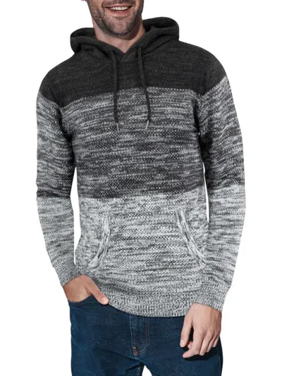 X-ray Men's Tonal Colorblock Hoodie In White