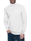 X-ray Men's Turtleneck Pull Over Sweater In Off White