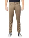 X-ray Men's Elastic Waist Cuff Twill Pants In Tan