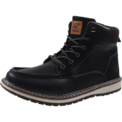 X-ray Mens Faux Leather Lace-up Ankle Boots In Multi